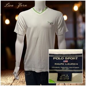 Ralph Lauren White V-Neck Shirt